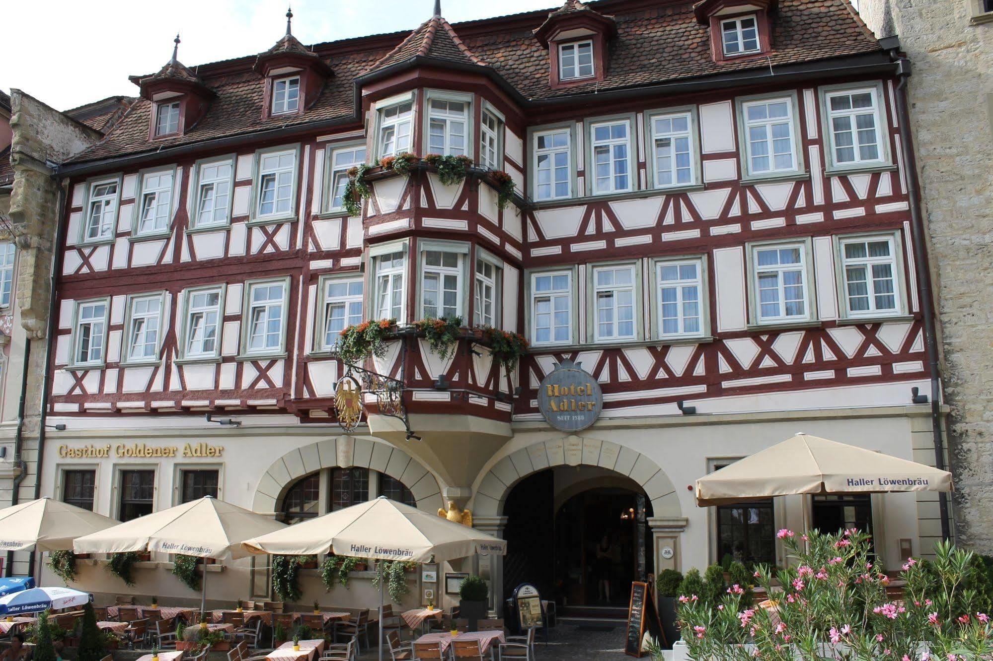 Stadt-Gut-Hotel Gasthof Goldener Adler Σβέμπις Χαλ Εξωτερικό φωτογραφία